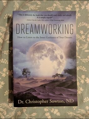 Dreamworking by Dr. Christopher Sowton - Lavender & Midnight Blue Cover
